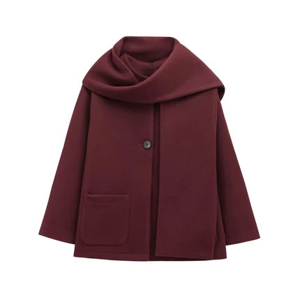 Manteau Élégance avec Col Châle
