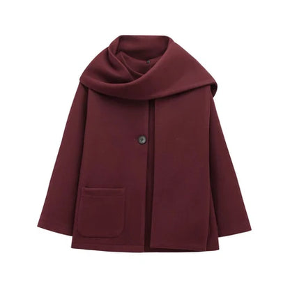 Manteau Élégance avec Col Châle