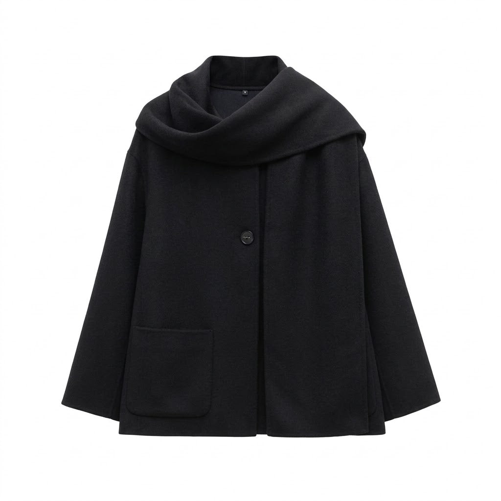 Manteau Élégance avec Col Châle